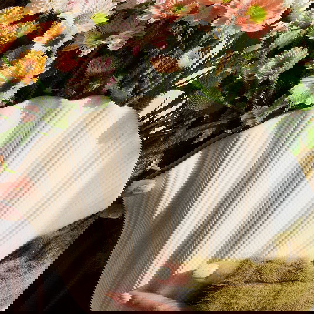 Quiet Wind Handmade Ceramic Vase - Grand Goldman