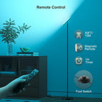 RGB Torchiere Floor Lamps for Living Room, 32W/3200LM Bright LED Standing Lamp with Remote, Modern Color Changing Tall Lamp with Stepless Dimming, 69" Corner Floor Lamp for Bedroom, Office - Grand Goldman