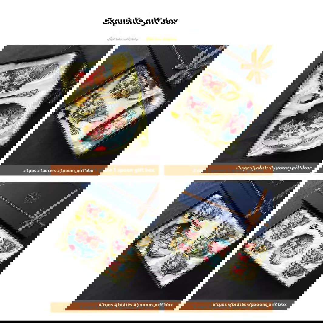 ROSENFELD Exquisite Coffee Cup European Light Luxury Tea Set - Grand Goldman