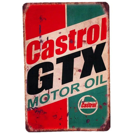 Racing Motor Oil Esso Gulf Camel Metal Tin Signs Poster Plate Wall Decor for Bars Garage Man Cave Cafe Club Retro Posters Plaque - Grand Goldman