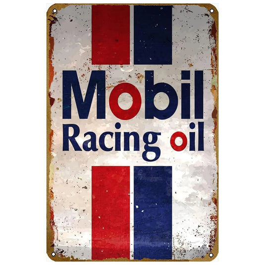 Racing Motor Oil Esso Gulf Camel Metal Tin Signs Poster Plate Wall Decor for Bars Garage Man Cave Cafe Club Retro Posters Plaque - Grand Goldman