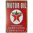 Racing Motor Oil Esso Gulf Camel Metal Tin Signs Poster Plate Wall Decor for Bars Garage Man Cave Cafe Club Retro Posters Plaque - Grand Goldman