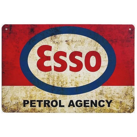 Racing Motor Oil Esso Gulf Camel Metal Tin Signs Poster Plate Wall Decor for Bars Garage Man Cave Cafe Club Retro Posters Plaque - Grand Goldman