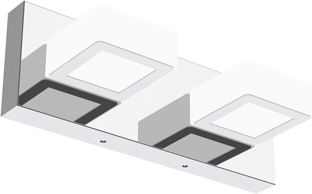 Ralbay LED Modern Black Bathroom Vanity Lights 3 Lights Acrylic Modern Black Bathroom Wall Lighting Fixtures - Grand Goldman