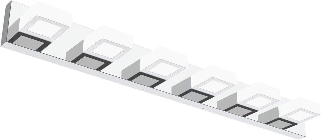 Ralbay LED Modern Black Bathroom Vanity Lights 3 Lights Acrylic Modern Black Bathroom Wall Lighting Fixtures - Grand Goldman