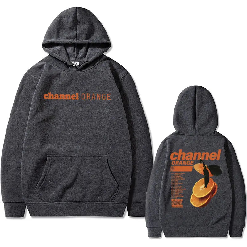 Rapper Frank Channel Orange Graphic Hoodie Ocean Oversized Sweatshirt Blond Hip Hop Vintage Hoodies Men's Fashion Streetwear - Grand Goldman