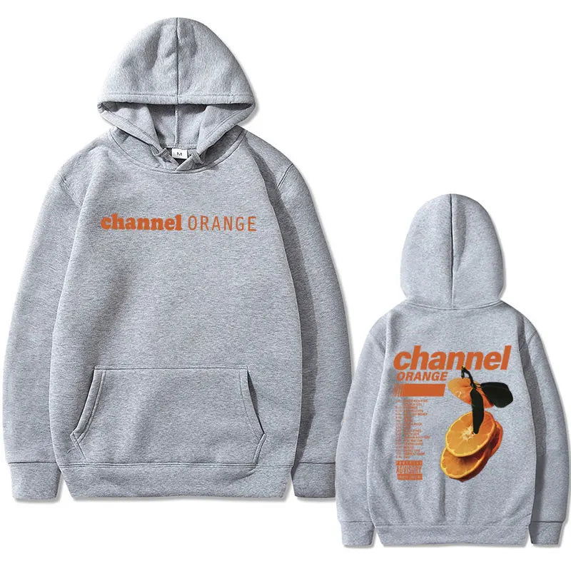 Rapper Frank Channel Orange Graphic Hoodie Ocean Oversized Sweatshirt Blond Hip Hop Vintage Hoodies Men's Fashion Streetwear - Grand Goldman