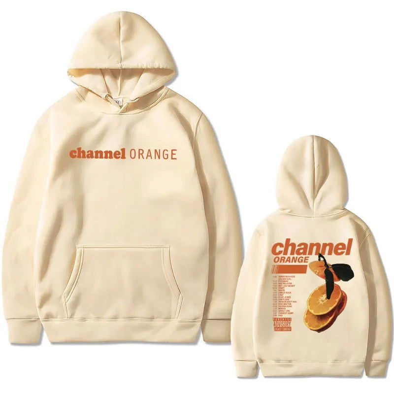 Rapper Frank Channel Orange Graphic Hoodie Ocean Oversized Sweatshirt Blond Hip Hop Vintage Hoodies Men's Fashion Streetwear - Grand Goldman