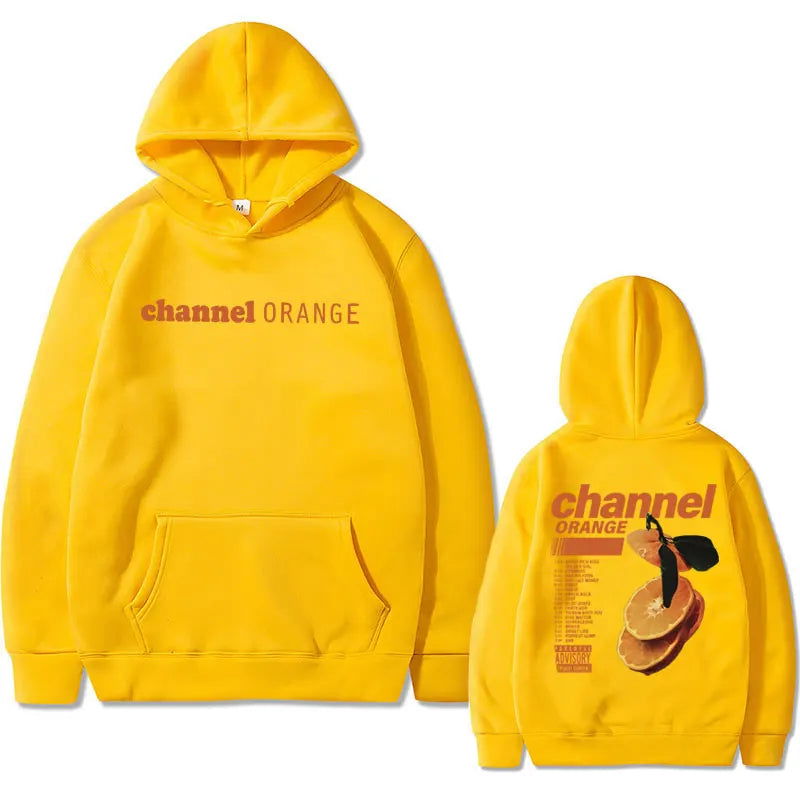 Rapper Frank Channel Orange Graphic Hoodie Ocean Oversized Sweatshirt Blond Hip Hop Vintage Hoodies Men's Fashion Streetwear - Grand Goldman