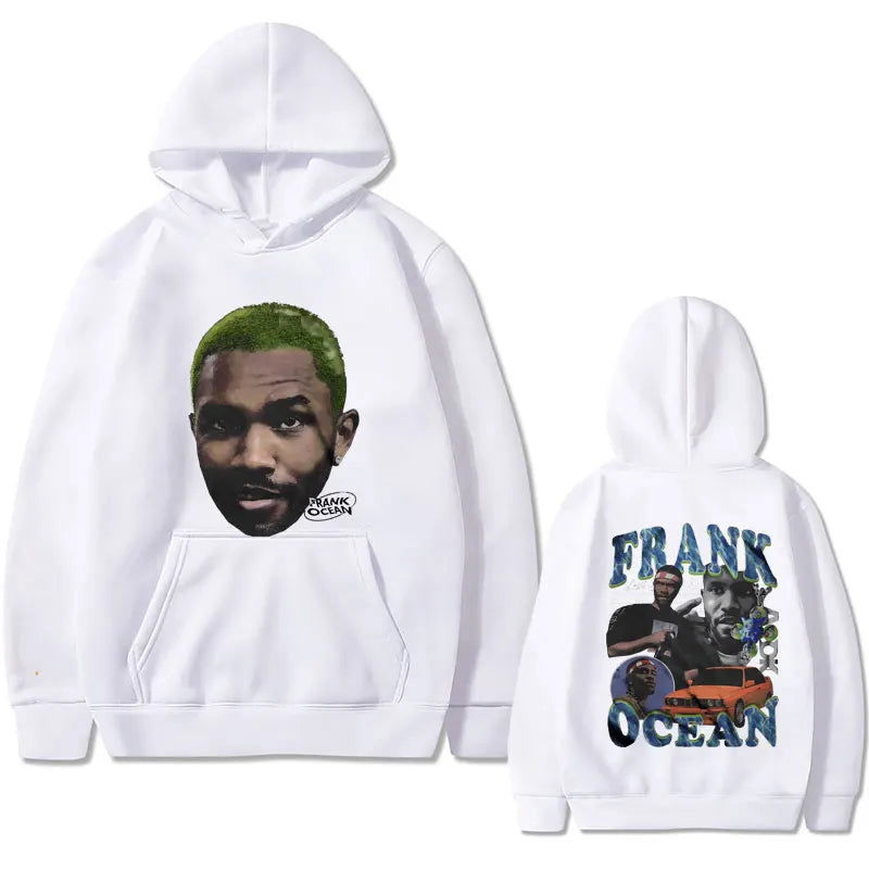Rapper Frank Oversized Hoodie Blond Fashion Sweatshirt Ocean Hip Hop Hoodies Men Vintage Streetwear Male Casual Fleece Pullover - Grand Goldman