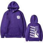 Rapper Frank Oversized Hoodie Blond Hip Hop Trend Sweatshirt Ocean Fashion Hoodies Men Women's Vintage Fleece Cotton Streetwear - Grand Goldman