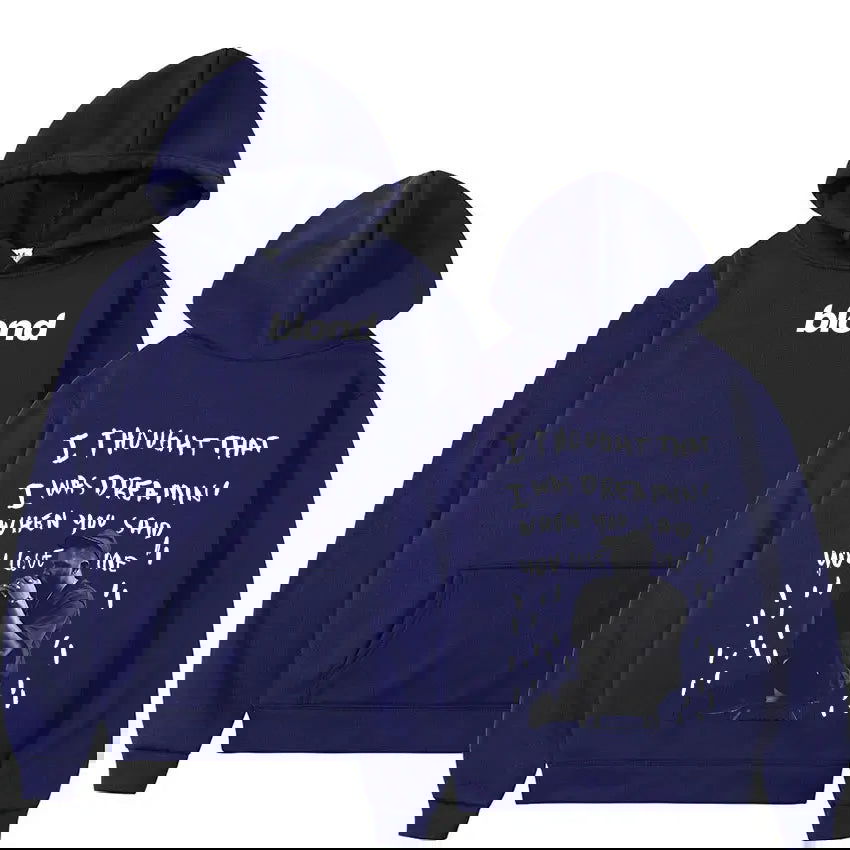 Rapper Frank Pullover Hoodie Ocean Blond Hip Hop Music Album Sweatshirt Men Vintage Fashion Oversized Hoodies Unisex Streetwear - Grand Goldman