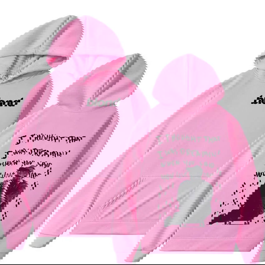 Rapper Frank Pullover Hoodie Ocean Blond Hip Hop Music Album Sweatshirt Men Vintage Fashion Oversized Hoodies Unisex Streetwear - Grand Goldman