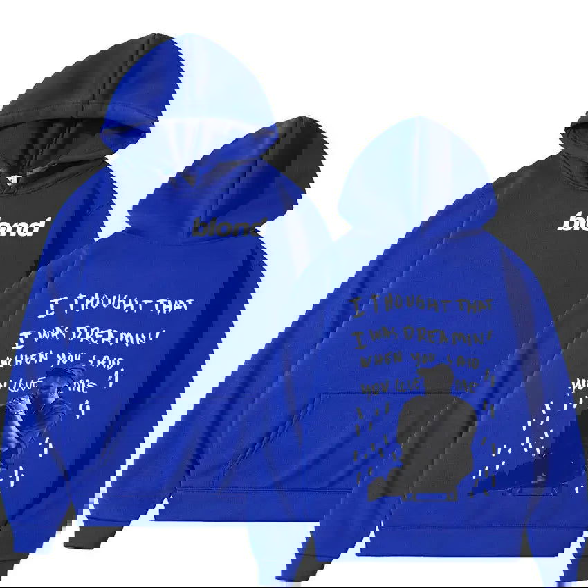 Rapper Frank Pullover Hoodie Ocean Blond Hip Hop Music Album Sweatshirt Men Vintage Fashion Oversized Hoodies Unisex Streetwear - Grand Goldman