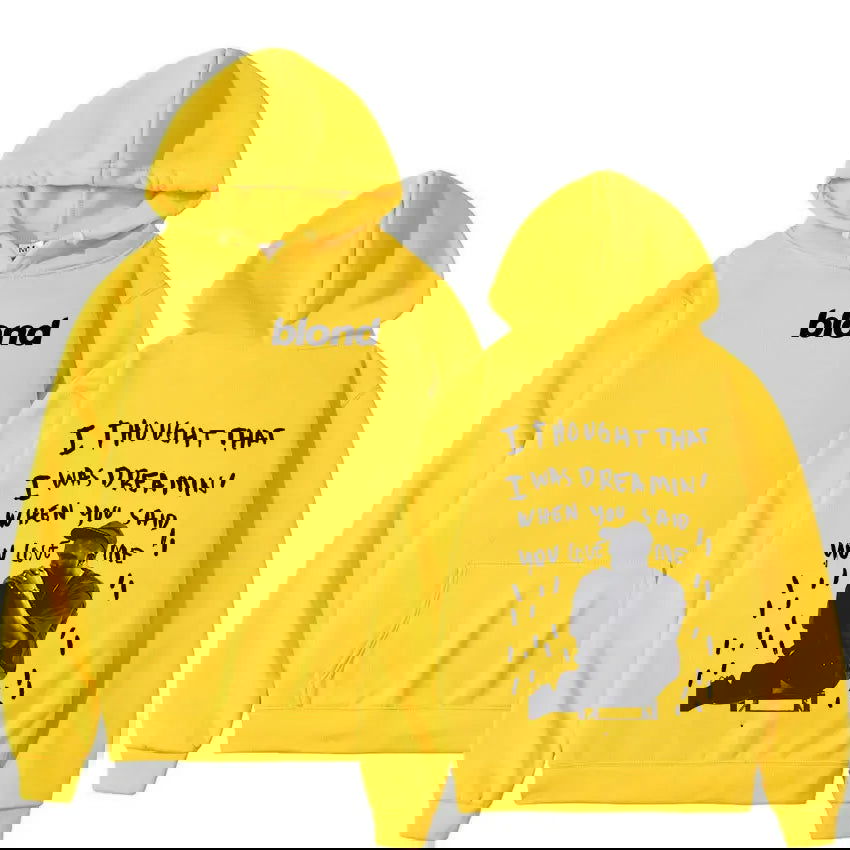 Rapper Frank Pullover Hoodie Ocean Blond Hip Hop Music Album Sweatshirt Men Vintage Fashion Oversized Hoodies Unisex Streetwear - Grand Goldman