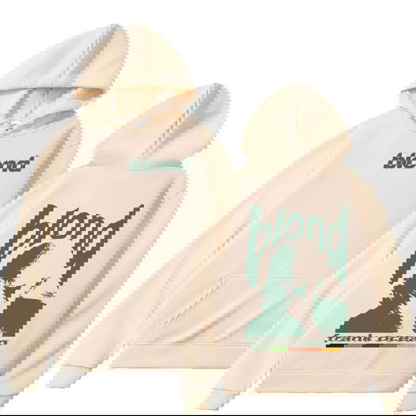 Rapper Frank Retro Graphic Hoodie Men Hip Hop Ocean Album Pullover Clothing Sweatshirt Y2k Unisex Blond Fashion Oversized Hooded - Grand Goldman