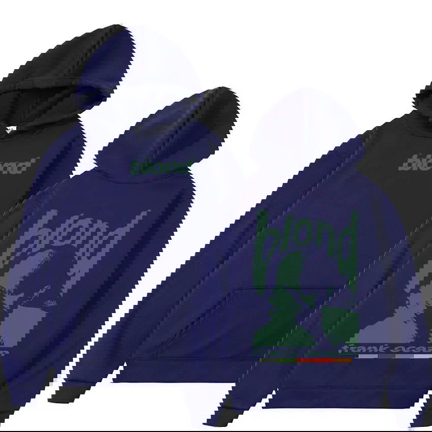 Rapper Frank Retro Graphic Hoodie Men Hip Hop Ocean Album Pullover Clothing Sweatshirt Y2k Unisex Blond Fashion Oversized Hooded - Grand Goldman