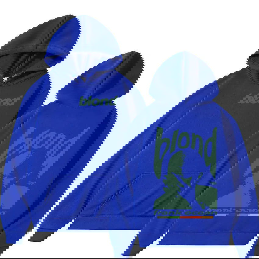 Rapper Frank Retro Graphic Hoodie Men Hip Hop Ocean Album Pullover Clothing Sweatshirt Y2k Unisex Blond Fashion Oversized Hooded - Grand Goldman