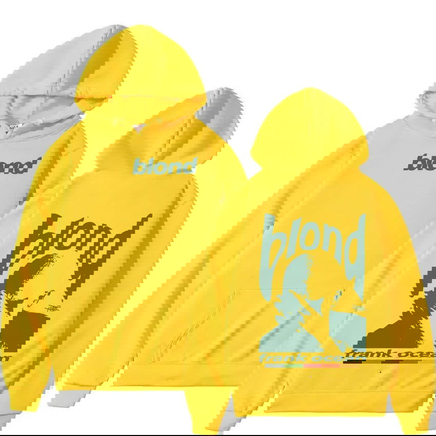 Rapper Frank Retro Graphic Hoodie Men Hip Hop Ocean Album Pullover Clothing Sweatshirt Y2k Unisex Blond Fashion Oversized Hooded - Grand Goldman