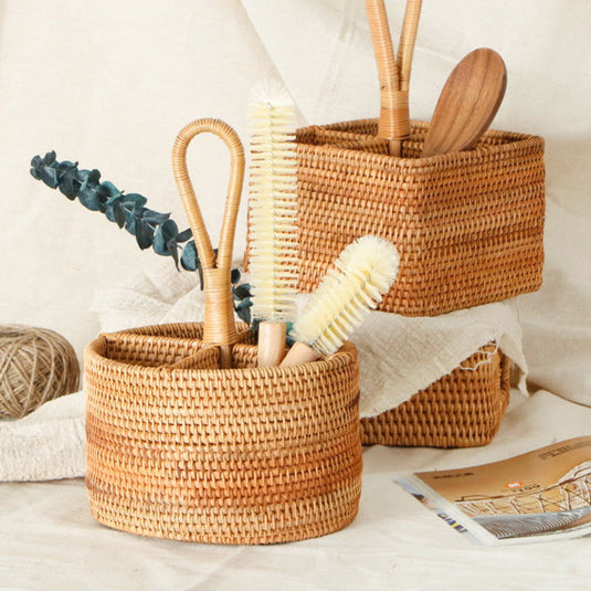 Rattan Storage Basket - Grand Goldman