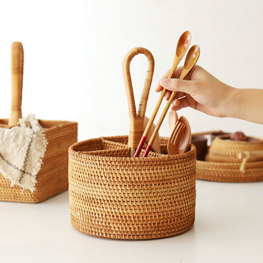 Rattan Storage Basket - Grand Goldman