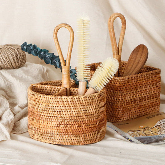 Rattan Storage Basket - Grand Goldman