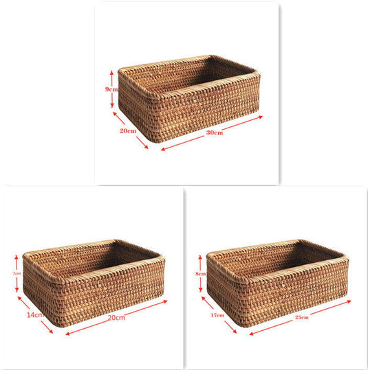 Rattan storage basket - Grand Goldman