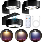 Rechargeable Battery Picture Light, Led Painting Light with Remote Control Dimmable and Timer, 3 Lighting Modes Magnetic Art Display Light for Paintings, Wireless Wall Decor Puck Light, Pack of 2 - Grand Goldman