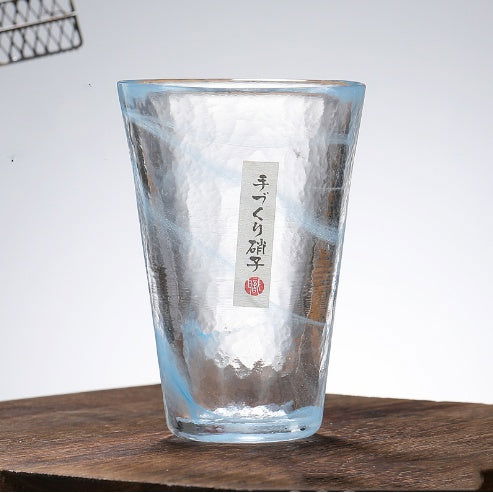 Rendering Of Japanese Glass Thickened Hammer Pattern Cup - Grand Goldman