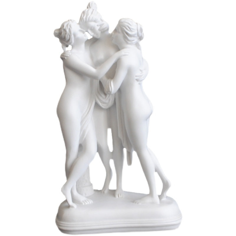 Resin European Sculpture Handicraft Desktop Decoration - Grand Goldman