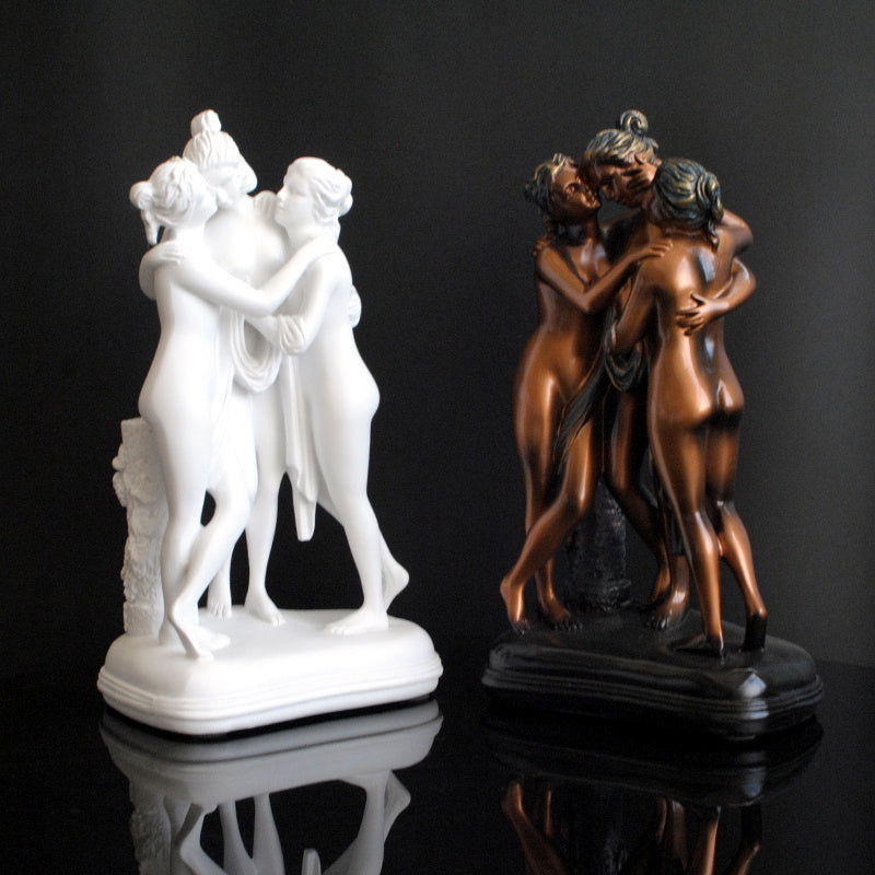 Resin European Sculpture Handicraft Desktop Decoration - Grand Goldman