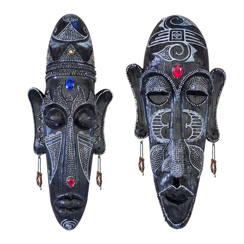 Resin Tribal Mask Home Decor - Grand Goldman