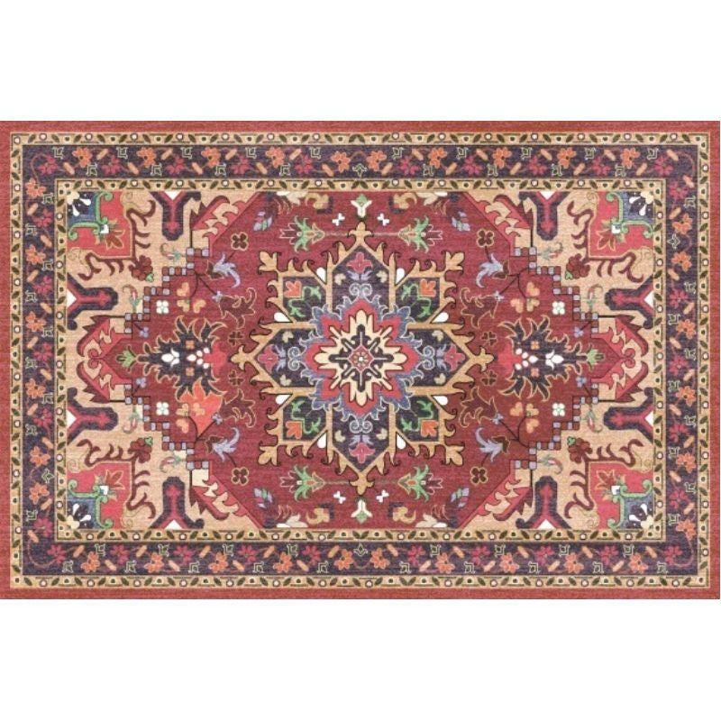 Retro Boho Geometric Ethnic Living Room Bedroom Entry Door Rug - Grand Goldman