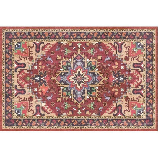 Retro Boho Geometric Ethnic Living Room Bedroom Entry Door Rug - Grand Goldman