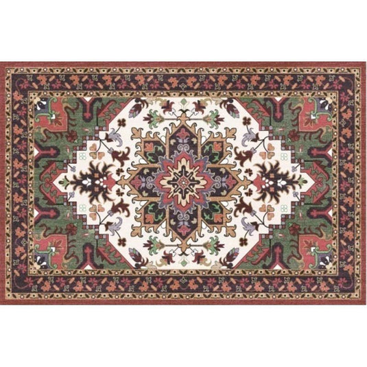 Retro Boho Geometric Ethnic Living Room Bedroom Entry Door Rug - Grand Goldman