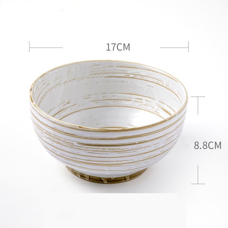 Retro Creative Japanese Tableware Household  Ceramic Dish Bowl - Grand Goldman