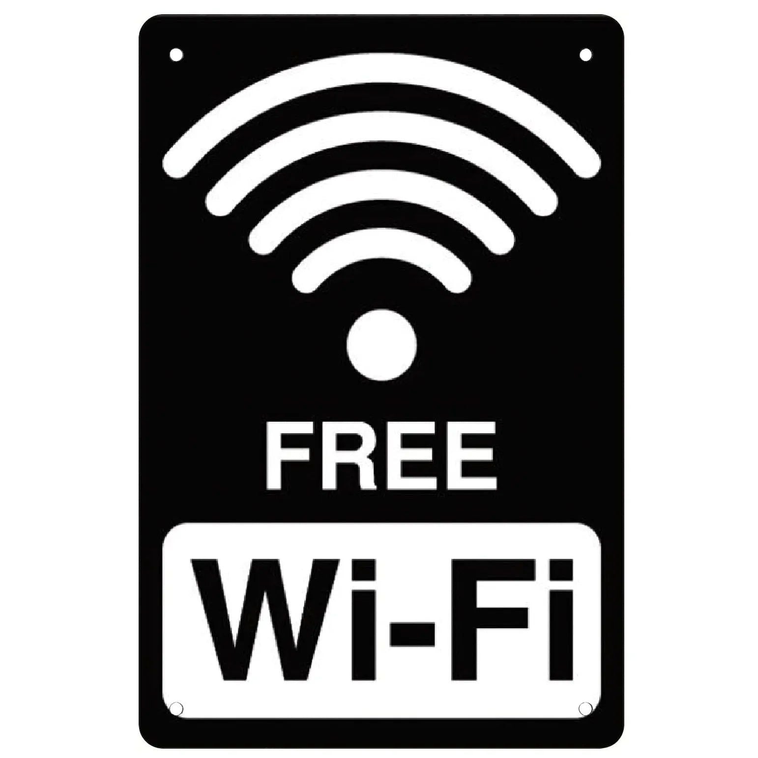 Retro Free Wifi No Smoking Washing Room Metal Tin Signs Vintage Posters for Game Room Bar Man Cave Cafe Home Wall Decor Gift - Grand Goldman