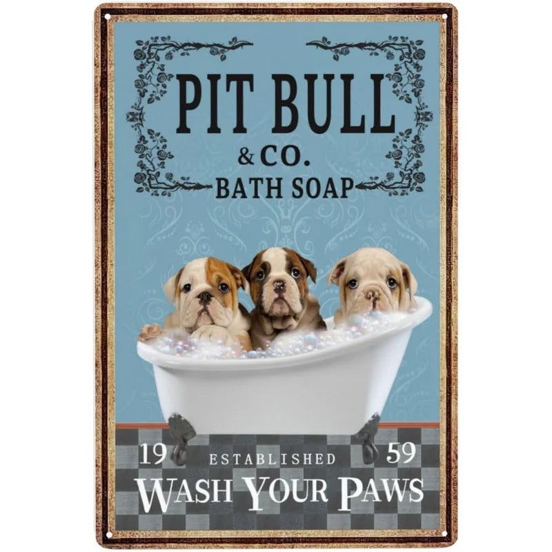 Retro Get Naked Bath Soap Metal Tin Signs Vintage Posters for Bathroom Washing Room Bars Man Cave Cafe Pub Clubs Home Wall Decor - Grand Goldman