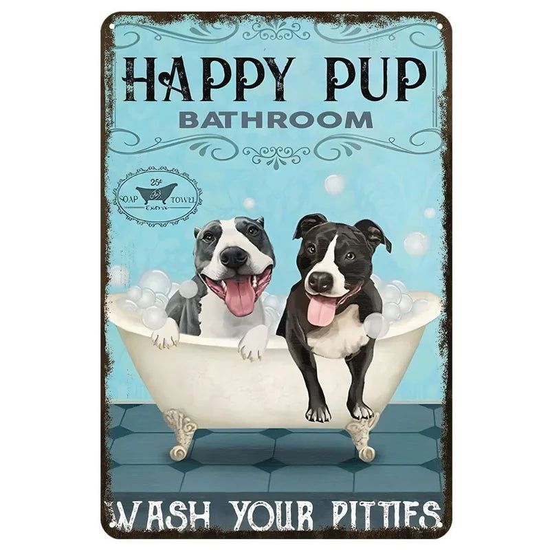 Retro Get Naked Bath Soap Metal Tin Signs Vintage Posters for Bathroom Washing Room Bars Man Cave Cafe Pub Clubs Home Wall Decor - Grand Goldman