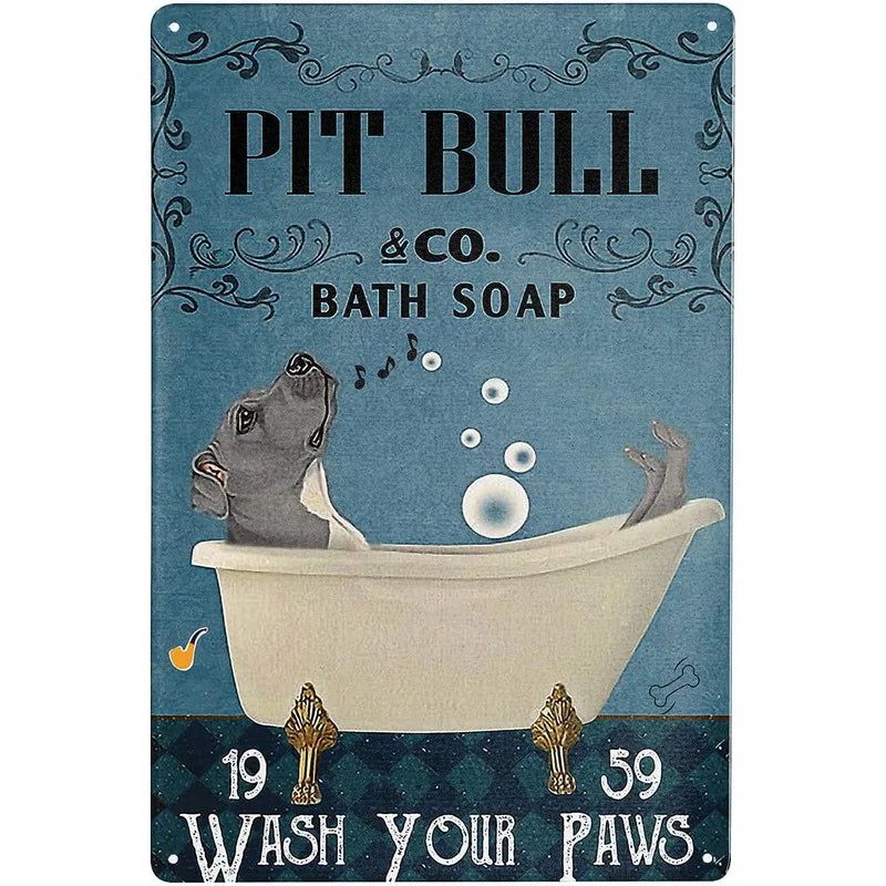 Retro Get Naked Bath Soap Metal Tin Signs Vintage Posters for Bathroom Washing Room Bars Man Cave Cafe Pub Clubs Home Wall Decor - Grand Goldman