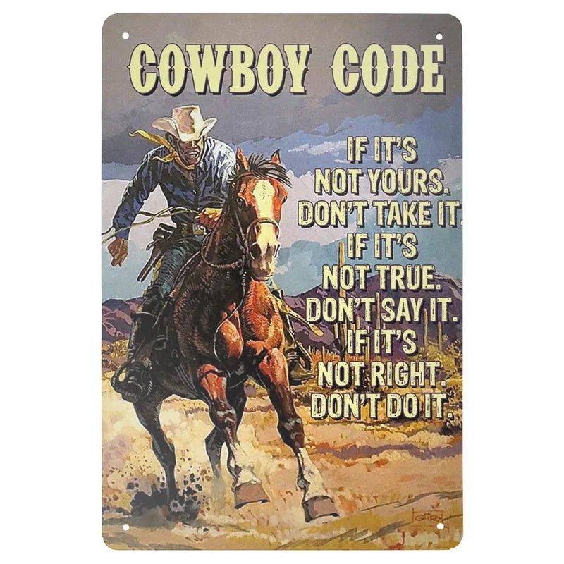 Retro Horse Make Me Happy Metal Tin Signs Vintage Posters for Garage Game Room Bar Man Cave Cafe Office Home Wall Decor Gift - Grand Goldman