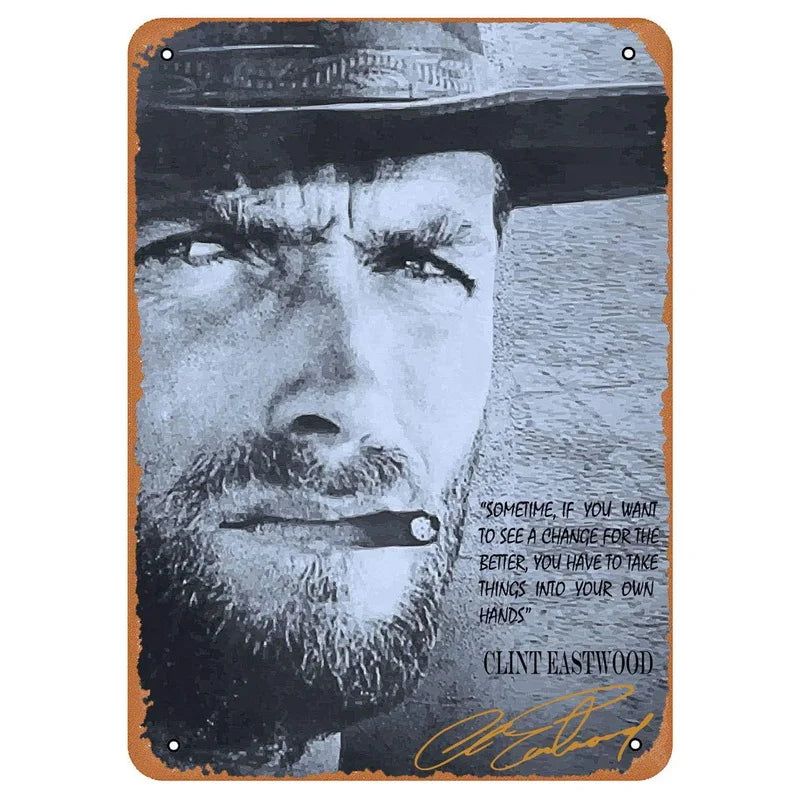 Retro Horse Make Me Happy Metal Tin Signs Vintage Posters for Garage Game Room Bar Man Cave Cafe Office Home Wall Decor Gift - Grand Goldman