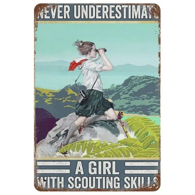 Retro Horse Make Me Happy Metal Tin Signs Vintage Posters for Garage Game Room Bar Man Cave Cafe Office Home Wall Decor Gift - Grand Goldman