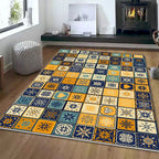 Retro Living Room Carpet Bedroom Sofa - Grand Goldman