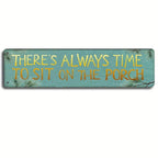 Retro Metal Tin Signs Instagram Style Dads Garage Street Signs Amusement Park Scenic Retro Road Signs Country Retro Decorative - Grand Goldman