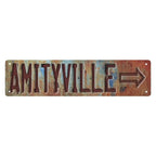 Retro Metal Tin Signs Instagram Style Dads Garage Street Signs Amusement Park Scenic Retro Road Signs Country Retro Decorative - Grand Goldman