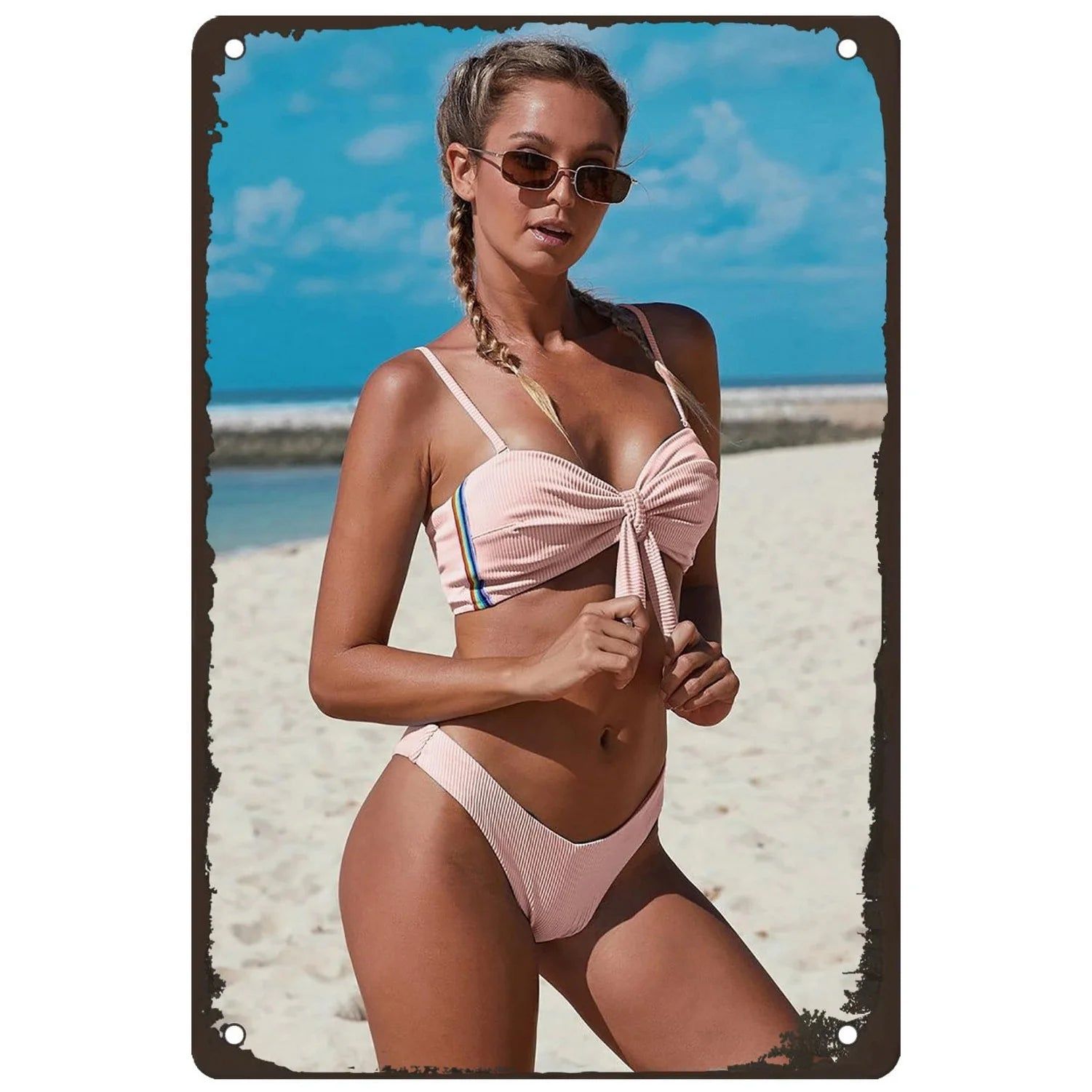 Retro Vintage Pinup Girls Metal Tin Signs Plaque Plate Wall Art Posters for Man Cave Bar Pub Clubs Cafe Iron Painting Decoration - Grand Goldman