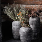 Retro Ceramic Floor-standing Large Vase - Grand Goldman