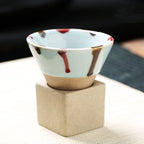 Retro Tea Cup Japanese Coarse Pottery - Grand Goldman