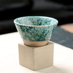 Retro Tea Cup Japanese Coarse Pottery - Grand Goldman